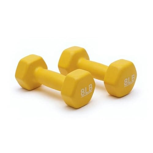 Amazon Basics Neoprene Coated Dumbbell Hand Weight Set - image 1