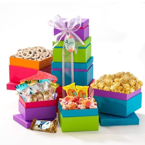 Broadway Basketeers Easter Basket Tower - Gourmet Gift - image 1