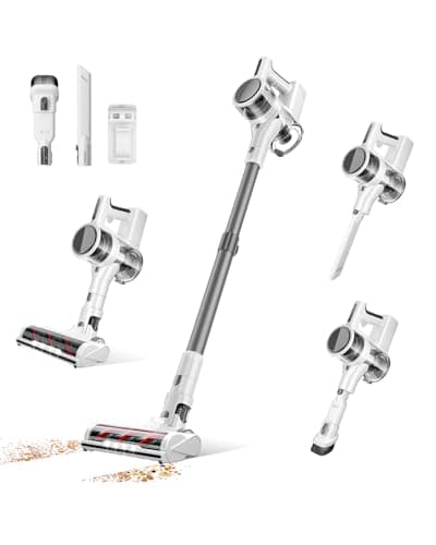 Comvtu Cordless Vacuums, 80,000PRM Powerful Motor Vacuum Cleaner and 2200mAH Rechargeable Battery up to 35 Mins Worktime