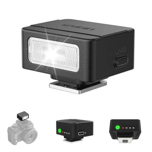 ULANZI SL01 Mini Camera Flash, GN8 6500K Mini Flash Speedlite