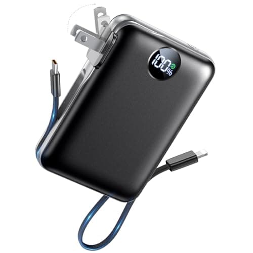 AIFENG Portable Charger 10000mAh, 45% Smaller Power Bank with Built