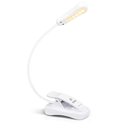 Vekkia 3000K Warm LED Rechargeable Book Light(Elegant White) - image 1