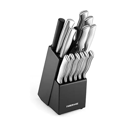 Farberware 15-Piece Kitchen Knife Set, High