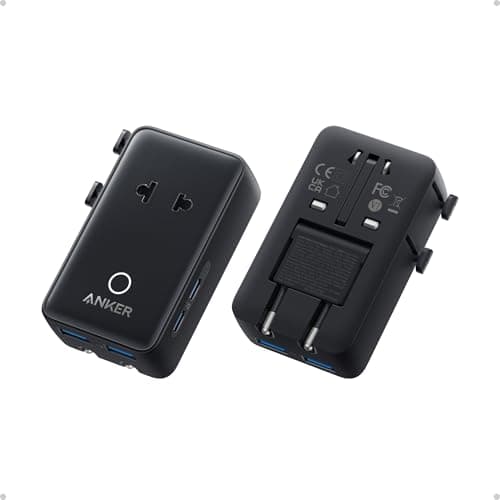 Anker Nano Travel Adapter, 2 USB C Universal Charger