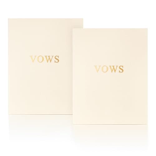 Mud Pie Wedding Vow Keepsake Books Set of 2 - image 1