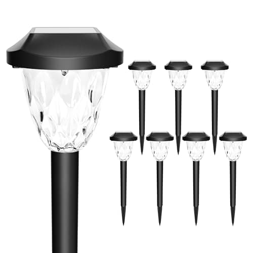 GIGALUMI 8 Pack Solar Pathway Lights - image 1