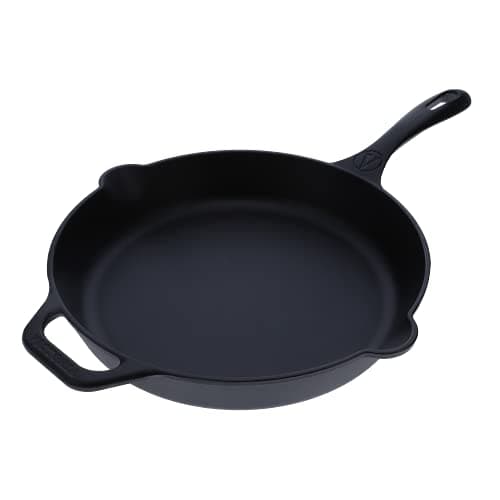 Victoria 12-Inch Cast Iron Skillet with Long Handle - image 1