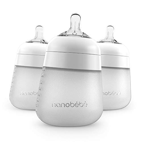 Nanobebe Flexy Silicone Baby Bottle (9 oz, 3-Pack) - image 1