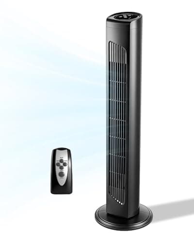 Winado 32" Bladeless Tower Fan, Portable Floor Fan with Remote Control