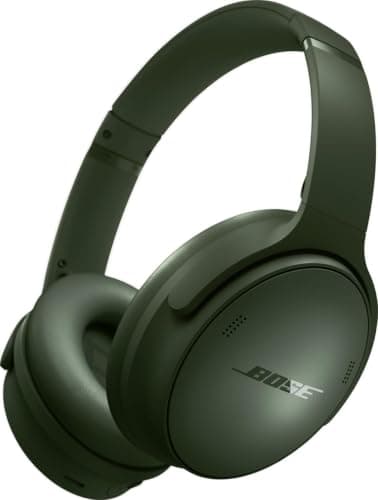 Bose QuietComfort Bluetooth Headphones, Wireless Headphones with Active Over Ear Noise Cancelling and Mic