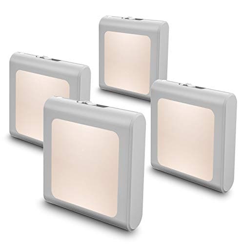 MAZ-TEK Plug-In Dimmable Warm White Night Light (4-Pack) - image 1