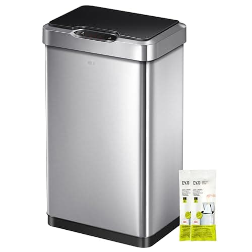 EKO Mirage-T 50L Touchless Rectangular Sensor Trash Can - image 1
