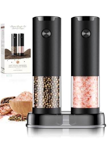 Flafster Kitchen Electric Salt and Pepper Grinder Set - image 1