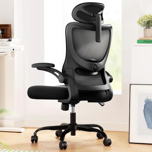 Marsail Ergonomic Office Chair with High Back Mesh and 3D Armrests - image 1