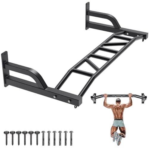 Titan Fitness HD Multi-Grip Wall Mounted Pull-Up Bar 48" - image 1