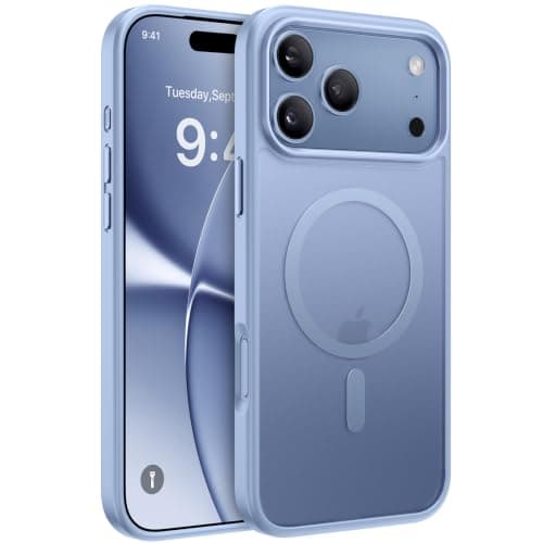 Miracase Magnetic for iPhone 18 Pro Max Case, Light Blue - image 1