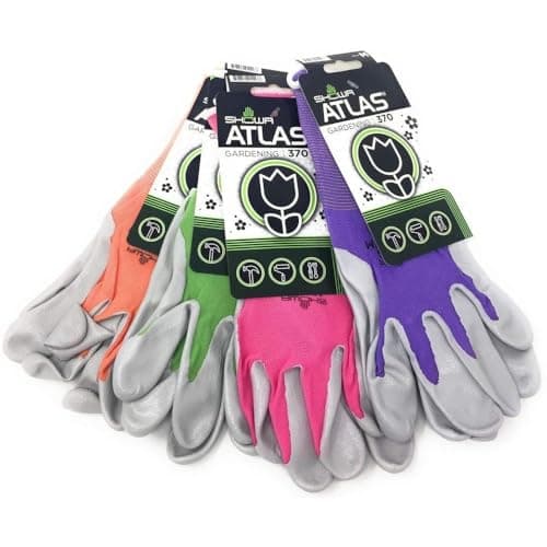 Showa Atlas 370 Garden Club Nitrile Gloves (4-Pack) - image 1
