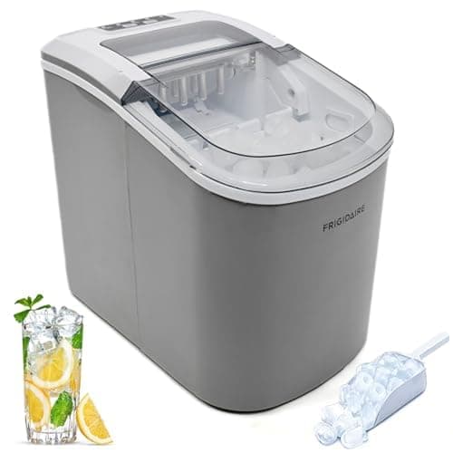 FRIGIDAIRE EFIC189-Silver Compact Ice Maker, 26 lb per Day, Silver - image 1