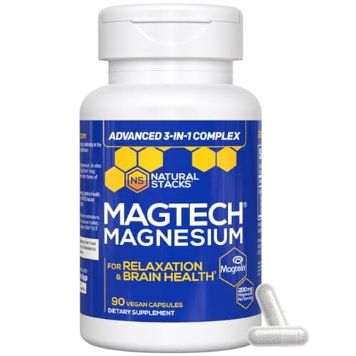 Natural Stacks MagTech Magnesium Complex (Threonate, Glycinate & Taurate), 90 Capsules - image 1