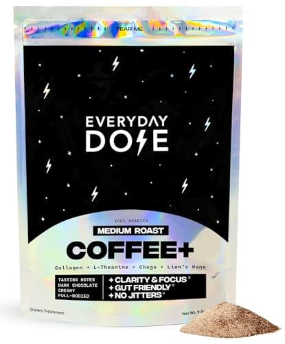 Everyday Dose Mushroom Coffee with Collagen (30 Servings) - image 1
