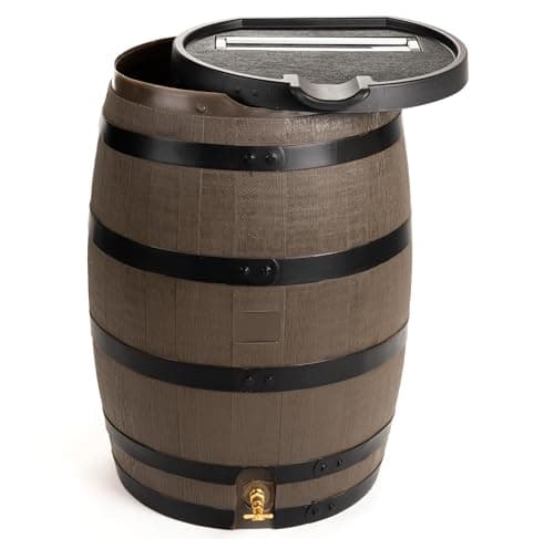Upcycle 55-Gallon Repurposed Food-Grade Rain Barrel - image 1