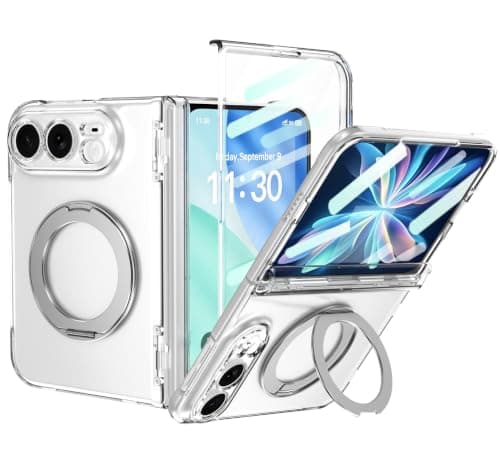 condgood for iPhone Duo Case MagSafe, Built-in Screen Protector, Spring Hinge - image 1