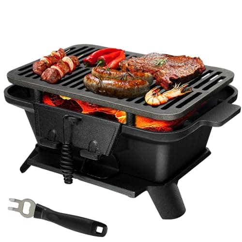 Outset Cast Iron Sliding Grate Hibachi Grill - image 1