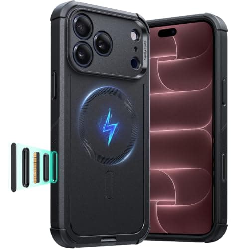 ESR Cyber Tough for iPhone 18 Pro/17 Pro Case, Black - image 1