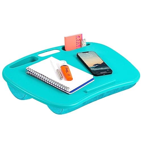 LAPGEAR MyDesk Lap Desk – Turquoise, Fits 15.6” Laptops - image 1