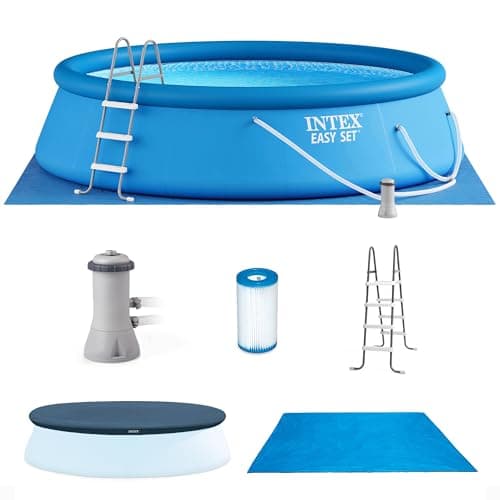 Intex Easy Set 15ft x 42in Inflatable Above-Ground Pool with Filter Pump - image 1