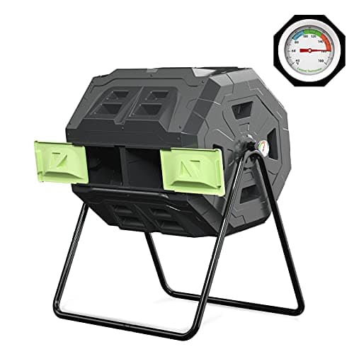 SQUEEZE master 43-Gallon Tumbling Composter with Thermometer - image 1