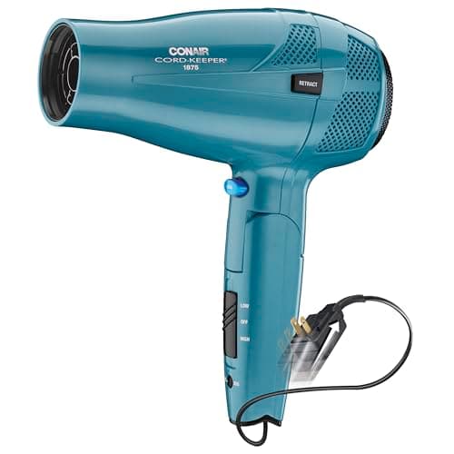 Conair Cord-Keeper Dryer with Folding Handle and Retractable Cord