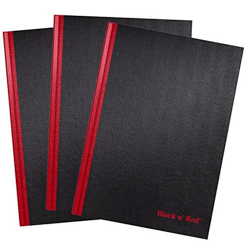 Black n' Red Hardcover Casebound Notebook - image 1
