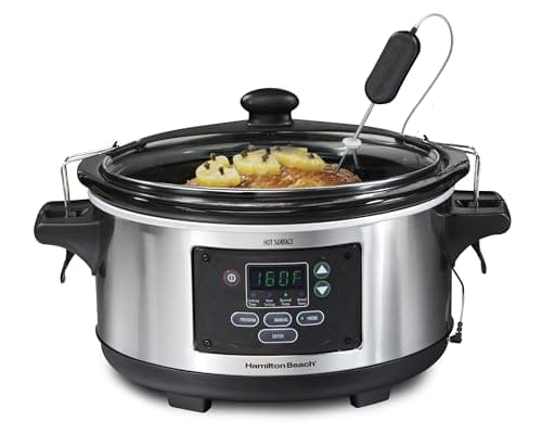 Hamilton Beach Portable 6-Quart Set & Forget Programmable Slow Cooker - image 1