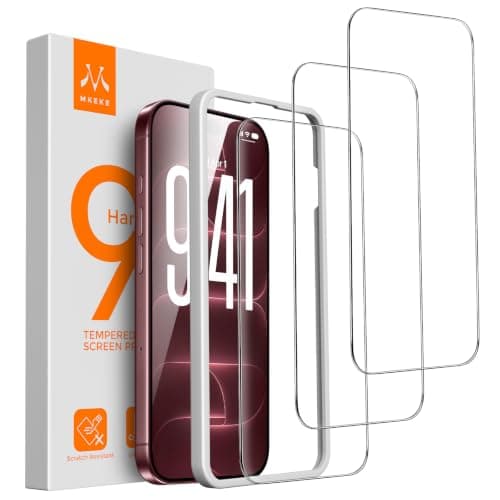 Mkeke 3 Pack Screen Protector for iPhone 18 Pro - image 1