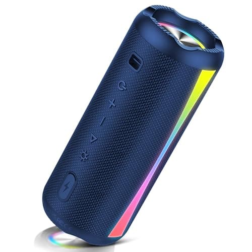 dotn Portable Bluetooth Speaker, 2026 Bluetooth Wireless Speaker 5.4 with RGB Lights