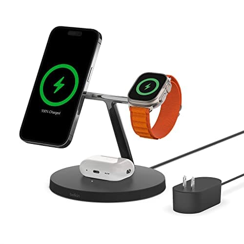 Belkin MagSafe 3-in-1 Wireless Charging Stand, 2nd Gen - image 1