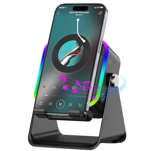 Wireless Induction Speaker 5-in-1 Bluetooth Speaker with Phone Stand