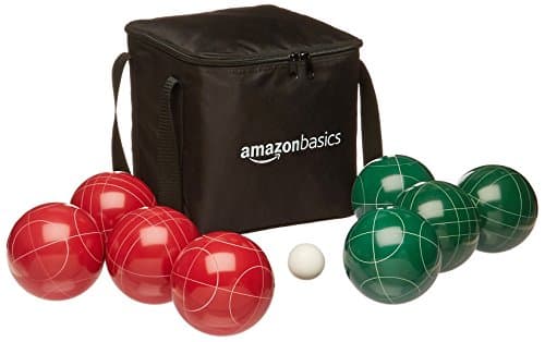 AmazonBasics 100mm Bocce Ball Set with Carrying Case - image 1