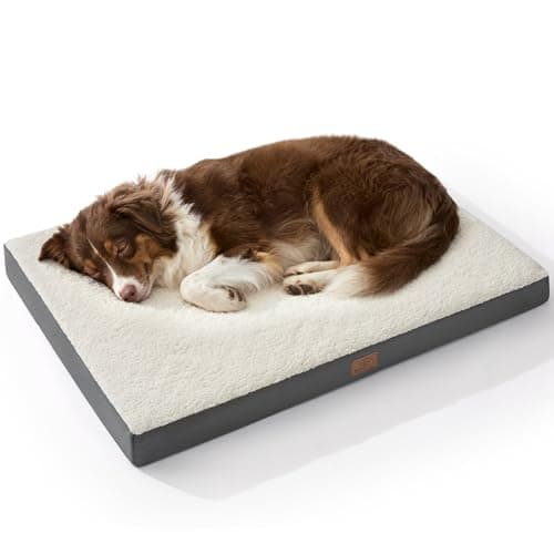 Bedsure Washable Dog Beds Large Sized Dog with Comfy Sherpa