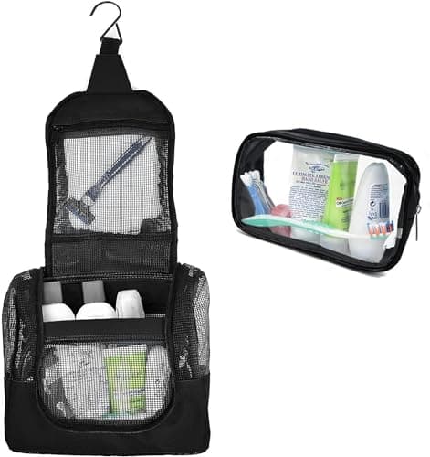 Vena Mesh Shower Caddy Tote with Hook - image 1