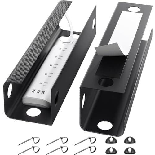 Yecaye Under Desk Cable Management Tray (2-Pack) - image 1
