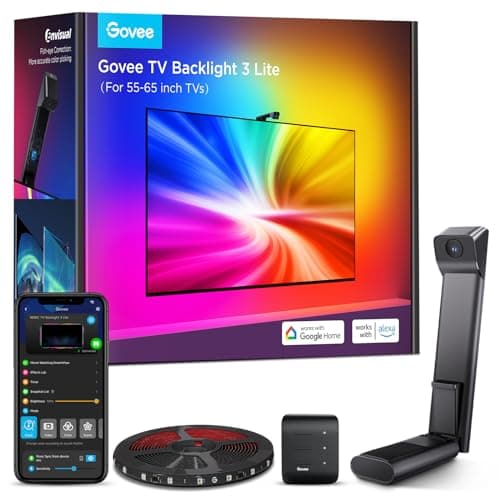 Govee TV Backlight 3 Lite, 11.8ft LED Strip Lights Sync with 55 - image 1