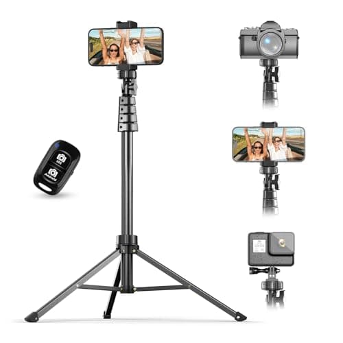 UBeesize 67-inch Tripod with Phone Mount and Bluetooth Remote - image 1