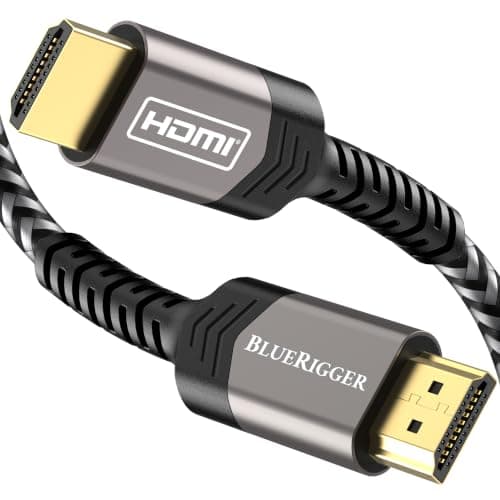 BlueRigger 8K HDMI 2.1 Cable 15FT, 48Gbps Ultra High Speed Certified, 4K 120Hz, 8K 60Hz, eARC, HDR10+, Dolby Vision, Compatible with Apple TV 4K, PS5, Xbox Series X - image 1