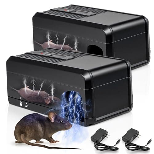 2-Pack High Voltage Electric Mouse Trap Zapper - image 1