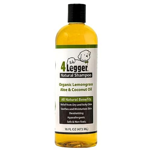4-Legger USDA Certified Organic Dog Shampoo, Lemongrass & Aloe - image 1