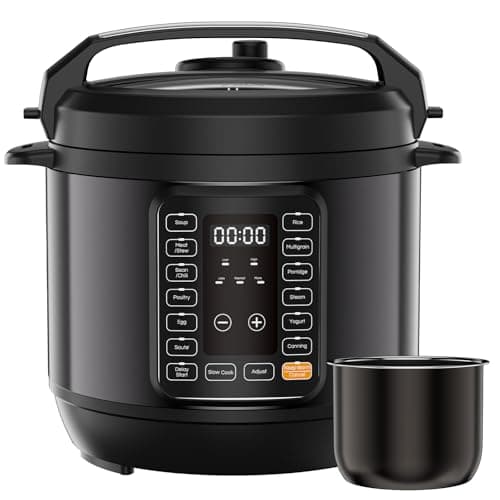 DUMOS 16-in-1 Electric Pressure Cooker, 6QT Programmable Multi Cooker with 12 One
