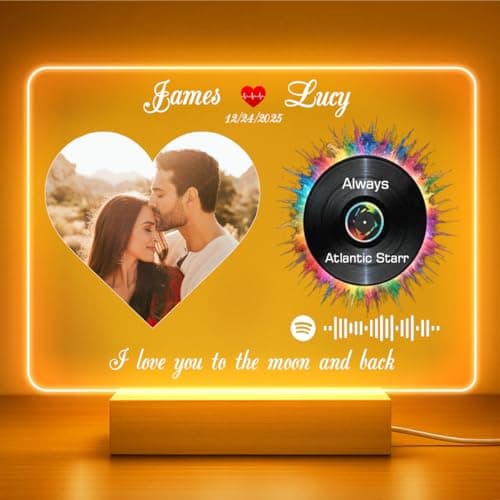 Custom Spotify Glass Art Plaque with Scannable Code - image 1