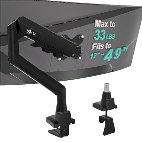 WALI Heavy Duty Single Monitor Arm, Ultrawide Gas Spring - image 1